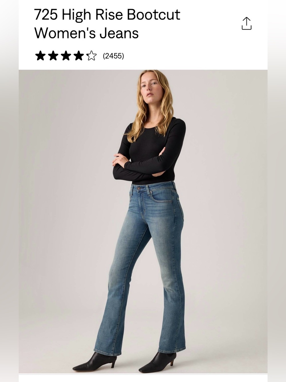 Levi's 725 High Rise Bootcut